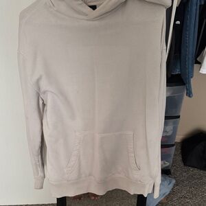Express Men's Light Tan Hoodie